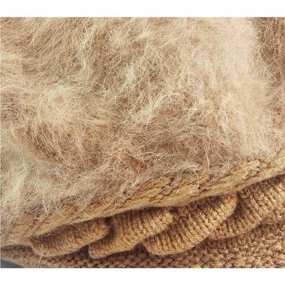 Women Wool Slouchy Beret Hat - Picture 5 of 7